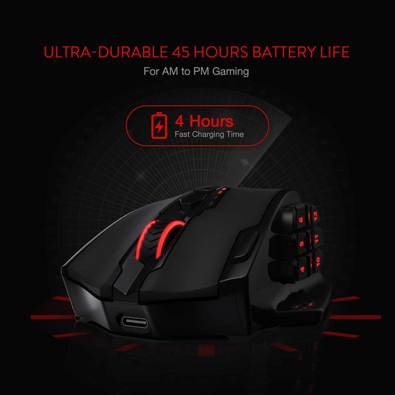 Redragon M913 Gaming 16000 DPI - огляд і ціна Gaming Console Buttons